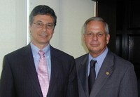 Congressman Gene Green and Israeli Ambassador Ayalon